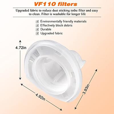 Black & Decker VF110 Dustbuster Replacement Filter CHV1410L CHV9610 CHV1210  CHV1510 CHV1410L32 HHVI315JO32 HHVI315JO42 HHVI320JR02 HHVI325JR22  90558113-01