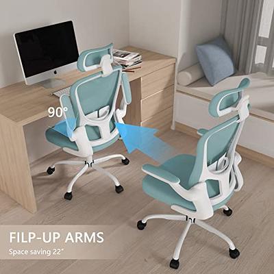 FelixKing Office Chair, Ergonomic Desk Chair with Adjustable Height and  Lumbar Support Swivel Lumbar Support Desk Computer Chair with Flip up  Armrests