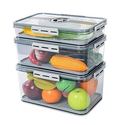 1pc Refrigerator Organizer Bins Stackable Fridge Food Storage Box