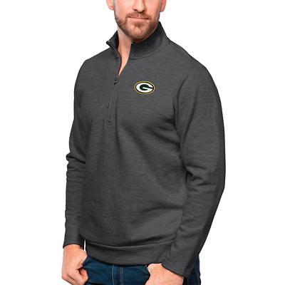 Green Bay Packers Antigua Women's Fortune Half-Zip Pullover Jacket - Gray