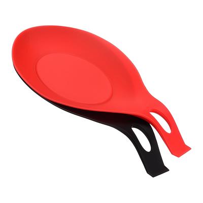 3.74 Silicone Spoon Rest Kitchen Utensil Holder, 1 Set/2pcs