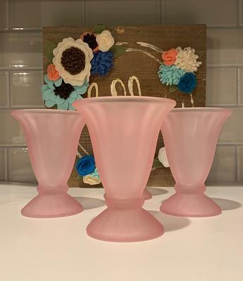 Pink Candy Cane Glass Can Iced Coffee Cup Soda Glass Holiday Cup