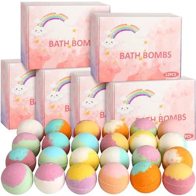 ORIGLAM Bath Bombs for Kids Space Shuttle & Rocket Bath Bombs with Surprise  Inside Organic Rainbow