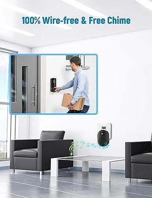 AIWIT Wireless Video Doorbell Cam, Indoor/Outdoor Surveillance Camera  Included Ring Chime, 2-Way Audio, AI Human Detection, Night Vision, Instant  Alerts, Live View, Cloud Storage, 2.4G Wi-Fi - Yahoo Shopping