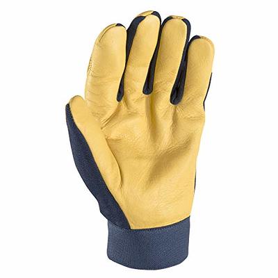 Wells Lamont X-large Yellow Leather Gloves, (1-Pair) in the Work Gloves  department at