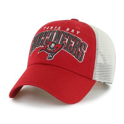 Men's '47 Red Tampa Bay Buccaneers Flagship MVP Snapback Hat