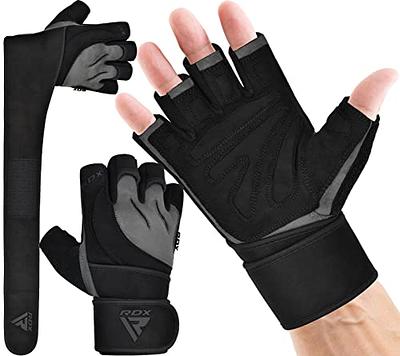 Sports Cross Training Gloves With Wrist Support For Fitness, Wod,  Weightlifting, Gym Workout & Powerlifting Silicone Padding, No Calluses Men  & Women, Strong Grip, Black, Size XL, Mcmola price in UAE