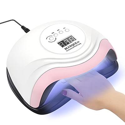 BOLASEN Professional Gel UV Nail Lamp with Metal Base, True 80W Salon Grade  LED Nail Dryer