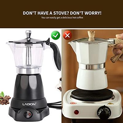 Stovetop moka pot vs. electric moka pot vs. espresso maker