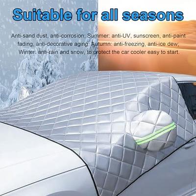 Car Snow Cover Winter Front Windshield Anti-freeze Cover,Thickened Snow &  Frost Cover