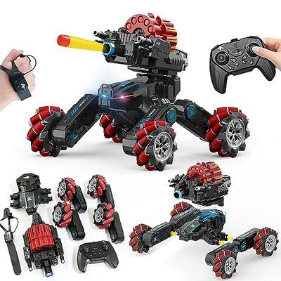 2.4G RC Car Toy 4WD Water Bomb Tank RC Toy Shooting Competitive Gesture  Controlled Tank Remote Control Drift Car Kids Boy Toys