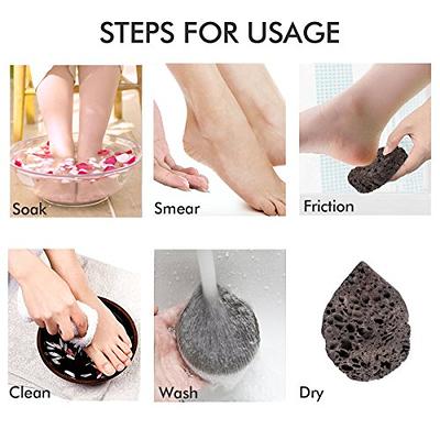 Foot Pumice Stone Premium Callus Remover for Foot Natural Earth Lava Foot  Scrubber to Remove Dead Skin Exfoliation Natural File - Yahoo Shopping