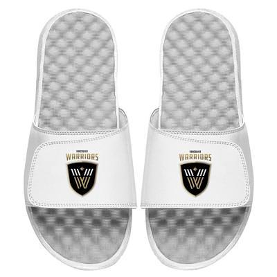 Men's ISlide White Vancouver Warriors Primary Logo Slide Sandals