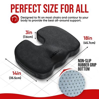 FORTEM Chair Cushion/Seat Cushion for Office, Lumbar Support for