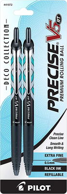 Pilot 3ct Precise V5 Rolling Ball Pens Extra Fine Point 0.5mm Black Ink :  Target