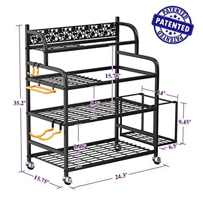 Home Gym Storage Rack, Yoga Mats Holder, VOPEAK Workout Storage for  Dumbbells, Foam Rollers, Kettlebells, Gym Equipment Organizer with Hooks  (Metal) - Yahoo Shopping