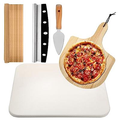 OUII Perforated Pizza Peel 12 x 14 Inch. Paddle Spatula with Foldable Wood  Handle - Pizza Cutter Rocker 14'' Blade Spatula for Pizza Stone. Pizza Oven  Accessories and Rocker Knife Pizza Tools - Yahoo Shopping