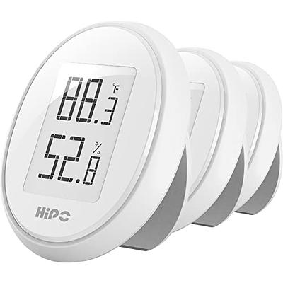 DOQAUS Digital Hygrometer Indoor Thermometer 3 Pack, Room Thermometer with  5s Fast Refresh, Accurate Humidity Meter Temperature Sensor for Home