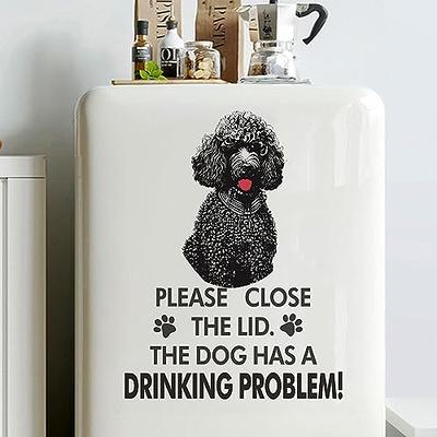 Funny Poodle Goldendoodle Dog Toilet Lid Stickers, Removable Waterproof Vinyl  Toilet Seat Cover Decal, Please Close The Lid The Dog Has Drinking Problems  Humor Decor for Lavatory Bathroom Washroom - Yahoo Shopping