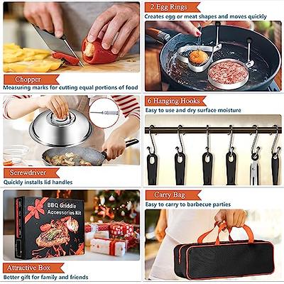 Commercial Chef Griddle Accessories Kit - Flat Top Grill Accessories -  Griddle Tools 36PC