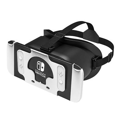  Orzly VR Headset Designed for Nintendo Switch & Switch OLED  Console with Adjustable Lens for a Virtual Reality Gaming Experience and  for Labo VR - Black - Gift Boxed Edition 