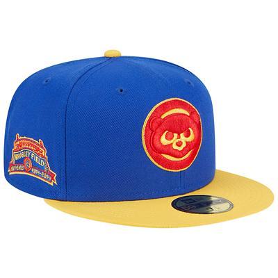 Men's New Era Royal/Yellow Boston Red Sox Empire 59FIFTY Fitted Hat