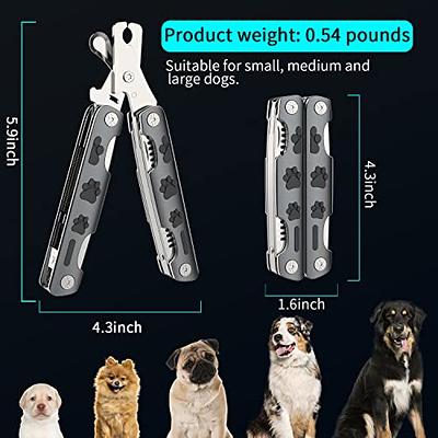 Bowite Dog Nail Clippers, Dog Nail Trimmers with Guard to Avoid  Over-Cutting Nails, Professional Foldable Multifunctional 4 In1 Pet Nail  Trimmers with Quick Sensor for Small Medium Large Dog Cat - Yahoo