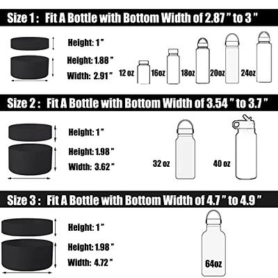 Water Bottle Boot,Double Protective Diamond Texture Silicone Boot Protector  12oz-24oz Hydro Sport Flask and More Water Bottles Anti-Slip Flex Boot  Bottom Sleeve Cover - Yahoo Shopping