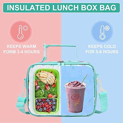 Wildkin Kids Insulated Lunch Box for Boy and Girls, BPA Free (Ballerina  Pink)