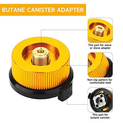 Propane Isobutane Butane Gas Refill Adapter Set, Butane Fuel Canister  Refill Adapters Set, Camping Backpacking Stove Refill Adapter EN417 Lindal  Valve