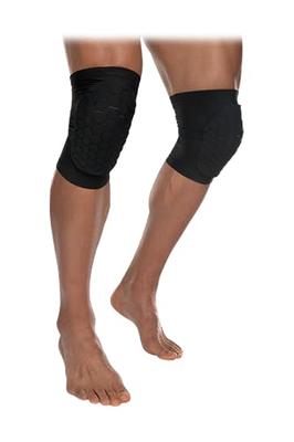 McDavid Hex Pads for Knees, Elbows & Shins, Moisture Wicking with HEX  Technology, Black, Adult, S