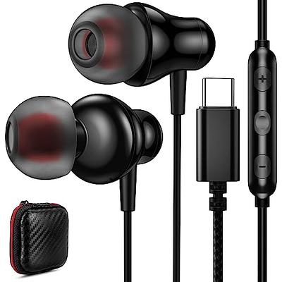 Auriculares USB Tipo C Auriculares Cancelación Ruido Auriculares con Cable  Tipo C para Samsung S24 S23 S22 Ultra S21 S20 A54 A34 OnePlus 11 Nord 3  OPPO Find X6 X5 Pro Google