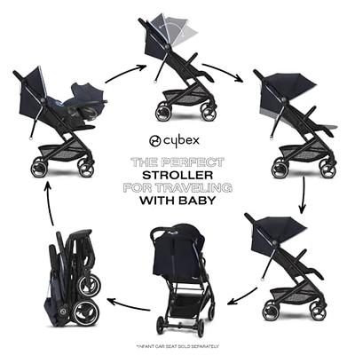 CYBEX Eezy S Twist +2 V2 Baby Stroller with 360° Rotating Seat for Infants  6 Months and Up - Compatible with CYBEX Car Seats
