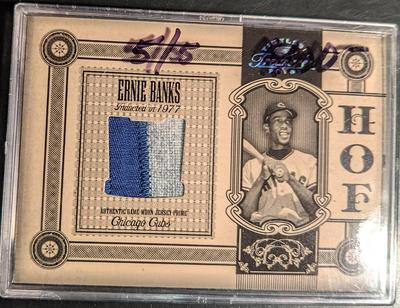 Rare Willie Mays Flannel Jersey Patch Card Authentic Game Used 