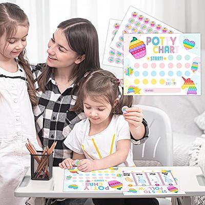 Unicorn Potty Chart//rainbow Potty Chart//girls Potty Training