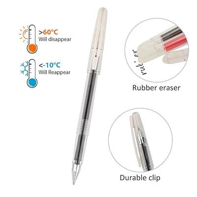 SMOOTHERPRO Premium Retractable Gel Pen 12 Pack 0.7mm Medium Point  Ballpoint Pen Black Gel Ink Refillable With Comfortable Grip for School  Office