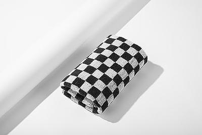 Madi-Cadi Luxurious Checkered Cotton Hand Towels Set of 5 - Soft