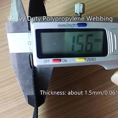 Webbing Strap 1.5 inch, Heavy Duty Polypropylene Webbing Strap Tape, Nylon  Webbing