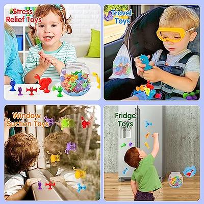  Suction Cup Toy for Baby Age 3, Suction Toys 40PCS
