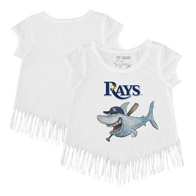 Tampa Bay Rays Tiny Turnip Youth Baseball Flag Raglan 3/4 Sleeve T