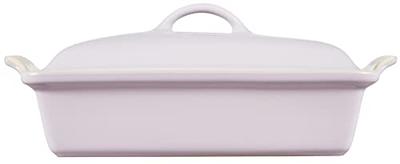 Le Creuset Heritage Covered Rectangular Casserole 4 qt Cerise.