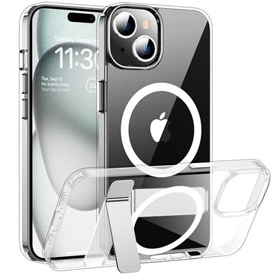 Magnetic Case for iPhone 15 Plus Case Clear Compatible with MagSafe  Built-in Camera Lens Protector Soft Slim Shockproof Phone Case Cover for  iPhone 15