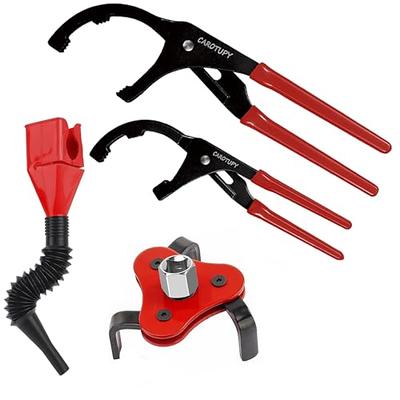 HORUSDY 12 Adjustable Oil Filter Pliers, Adjustable Oil Filter Wrench  Removal Tool - Yahoo Shopping