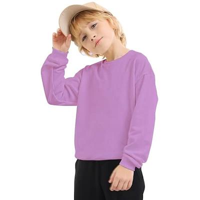 JIAHONG Kids Crewneck Sweatshirts Fleece Soft Sweatshirt Long