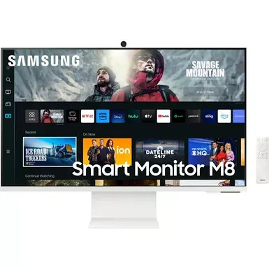 SAMSUNG M5 Series LS27AM500NNXZA 27 Full HD 1920 x 1080 2 x HDMI, USB  Built-in Speakers Smart Monitor with Streaming TV 