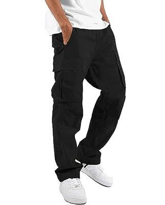 Landtown Mens Cargo Pants Casual Jogger Pants for Men Cotton Athletic  Hiking Pants Outdoor Work Sweatpants Multi Pockets, Black-XL - Yahoo  Shopping