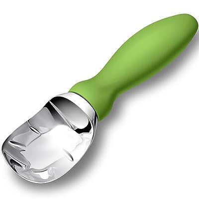 JUNADAEL J Portion Scoop, 2.75 OZ Disher Scoop, 16 Cookie Scoop, 5.5 Tbsp  Cookie Dough Scoop, Green Handle, for Portion Control, Cookie Dough,  Cupcake