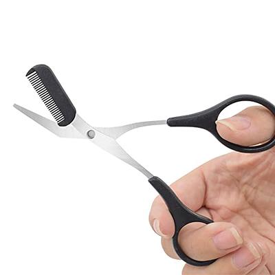 Eyebrow Trimming Scissors,2Pcs Eyebrow Trimming Scissors And Comb