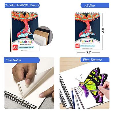 CwhaleCblu 77 Pack Drawing Set Art Kit, Pro Art Set with 3-Color Sketch  Book, Colored, Graphite, Charcoal, Watercolor & Metallic Pencil, Art  Supplies For Teens Girls Boys Kids Beginners - Yahoo Shopping