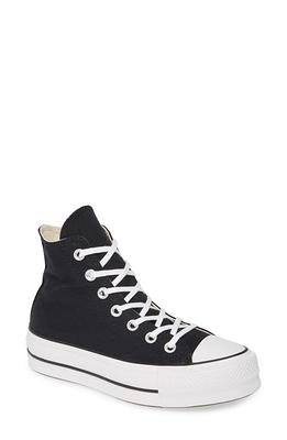 Converse Chuck Taylor All Star Lift Black & White High Top Platform Shoes